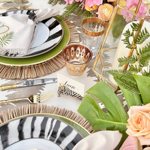Load image into Gallery viewer, Zebra placecard holders, set of two