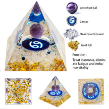 Load image into Gallery viewer, Your Zodiac Essence Crystal Pyramid