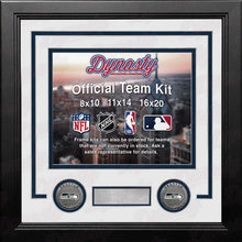 Load image into Gallery viewer, Seattle Seahawks Custom NFL Football 11x14 Picture Frame Kit (Multiple Colors)