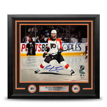 Load image into Gallery viewer, Sean Couturier Captain Skating Action Philadelphia Flyers Autographed 11" x 14" Framed Hockey Photo