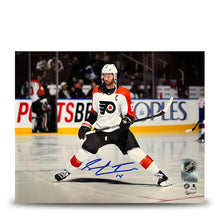 Load image into Gallery viewer, Sean Couturier Captain Skating Action Philadelphia Flyers Autographed 11" x 14" Hockey Photo