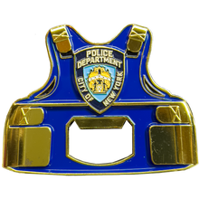 Load image into Gallery viewer, GL09-002 NYPD New York City Police Sergeant SGT Bottle Opener Challenge Coin