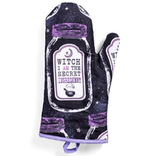 Load image into Gallery viewer, Set of 2 Witch Herbs Oven Mitt | Pot Holders Hanging Oven Gloves Set