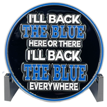 Load image into Gallery viewer, BL8-004 Dr Seuss Cancel Culture Back the Blue Cat in the Hat Challenge Coin Police NYPD LAPD CBP