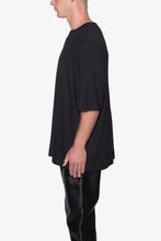 Load image into Gallery viewer, Sheer Gauze Tee - Black