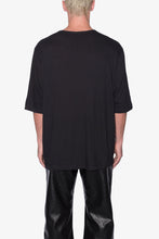 Load image into Gallery viewer, Sheer Gauze Tee - Black