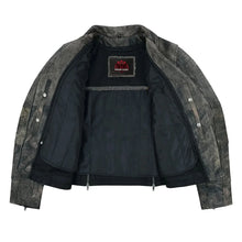 Load image into Gallery viewer, Shen Antique Brown Women's Leather Motorcycle Jacket