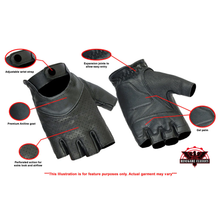 Load image into Gallery viewer, Women's Perforated Fingerless Glove