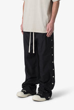 Load image into Gallery viewer, Side Snap Nylon Pants - Black