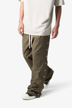 Load image into Gallery viewer, Side Snap Nylon Pants - Olive