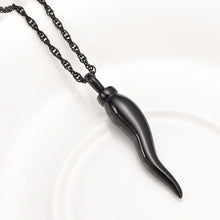 Load image into Gallery viewer, Italian Horn Cremation Necklace