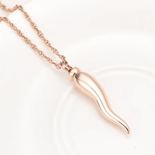 Load image into Gallery viewer, Italian Horn Cremation Necklace