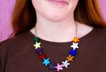 Load image into Gallery viewer, 12 Eras Pearlescent Star Necklace