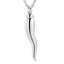 Load image into Gallery viewer, Italian Horn Cremation Necklace