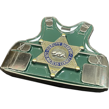 Load image into Gallery viewer, BL11-006 Los Angeles County Deputy Sheriff Body Armor LASD Challenge Coin LA Sheriff's Department
