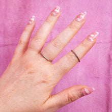 Load image into Gallery viewer, Slim Nonagon Titanium Ring