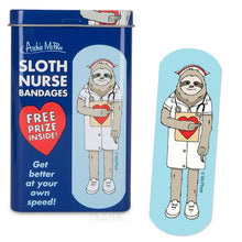 Load image into Gallery viewer, Sloth Nurse Bandages | In Metal Tin