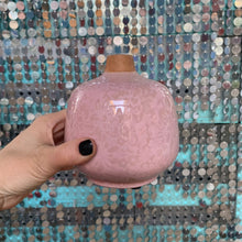 Load image into Gallery viewer, Small Ceramic Light Pink Bud Vase | Decorative Versatile Flower Pot | 4.52" x 4.92"