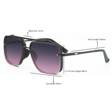 Load image into Gallery viewer, Smaller Bella Faded Purple and Pink - Tangle Free Aviator Sunglasses
