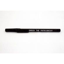 Load image into Gallery viewer, Smash the Patriarchy 6 Pens Black Sparkle Pen Pack