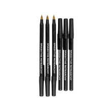 Load image into Gallery viewer, Smash the Patriarchy 6 Pens Black Sparkle Pen Pack