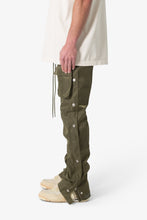 Load image into Gallery viewer, Snap Front Cargo Pants - Olive