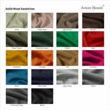 Load image into Gallery viewer, Chevron Double Layer Wool Felt Curtain