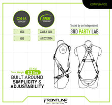 Load image into Gallery viewer, Frontline K100-RPW061S Combat Compliance Kit - Harness, 6' SRL and Drawstring Bag