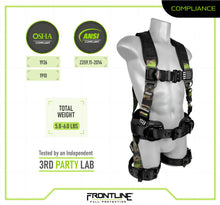 Load image into Gallery viewer, Frontline 110CTB-CF Camouflage Full Body Harness with Aluminum Hardware and Suspension Trauma Straps M/L