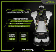 Load image into Gallery viewer, Frontline 110CTB-CF Camouflage Full Body Harness with Aluminum Hardware and Suspension Trauma Straps S