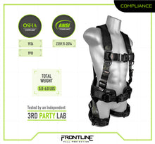 Load image into Gallery viewer, Frontline 110CTB-DC Digital Camo Full Body Harness with Aluminum Hardware and Suspension Trauma Straps XL/2X