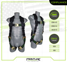 Load image into Gallery viewer, Frontline 310VQC Patriot Vest Style Harness with Airflo and Quick Connect Buckles - Made in USA 2XL