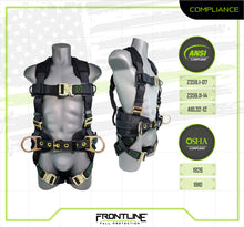 Load image into Gallery viewer, Frontline 350CQC Patriot Construction Harness with Airflo and Quick Connect Buckles - Made in USA Universal