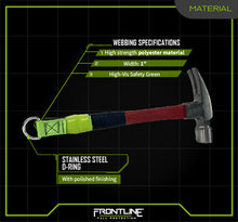 Load image into Gallery viewer, Frontline ACTLDR ToolGrip 4 lbs Webbing Tool D-Ring Anchor