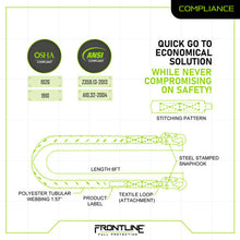 Load image into Gallery viewer, Frontline LIS61S Combat 6' Single Leg Snaphook Lanyard with Internal Shock Absorber