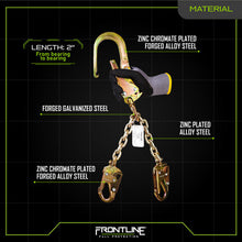 Load image into Gallery viewer, Frontline PSSW2R-US Patriot Positioning Chain with Swiveling Hook - Made in USA