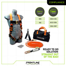 Load image into Gallery viewer, Frontline RK5PTB25 Combat Complete Roofers Kit with 25' Lifeline