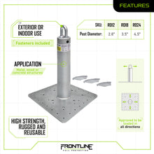 Load image into Gallery viewer, Frontline Commercial Roof Anchor 18"
