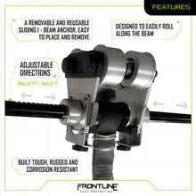 Load image into Gallery viewer, Frontline ST10HTK Aluminum Beam Trolley Anchor for 3" - 10" Wide I-Beams