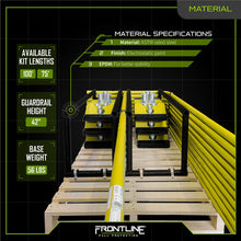 Load image into Gallery viewer, Frontline Guardrail System Non-Penetrating Complete 75' Kit