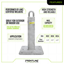 Load image into Gallery viewer, Frontline RC18 RC Concrete Roof Anchor 18"