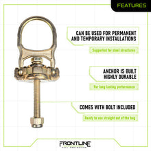 Load image into Gallery viewer, Frontline STB5K ALPHA Swivel 5k Steel Anchor
