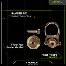 Load image into Gallery viewer, Frontline STWD5K ALPHA Swivel 5k Steel Anchor with Weld-on Puck
