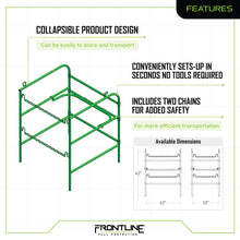 Load image into Gallery viewer, Frontline GUM32YLW Manhole Guardrail 32" x 32"