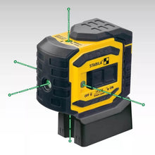 Load image into Gallery viewer, Stabila 03165 LA-5 PG self-leveling, 5-Point/Dot GREENBEAM Laser