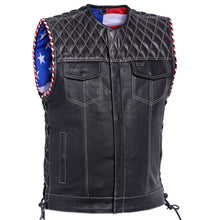 Load image into Gallery viewer, Throtlex Men's Leather Vest