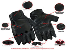 Load image into Gallery viewer, Men's Advance Deer Skin Fingerless Gloves