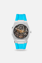 Load image into Gallery viewer, FKM Rubber Strap: Sky/Steel