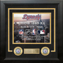 Load image into Gallery viewer, Pittsburgh Steelers Custom NFL Football 16x20 Picture Frame Kit (Multiple Colors)