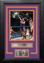 Load image into Gallery viewer, Steve Nash in Action Phoenix Suns 8" x 10" Framed Basketball Photo with Engraved Autograph